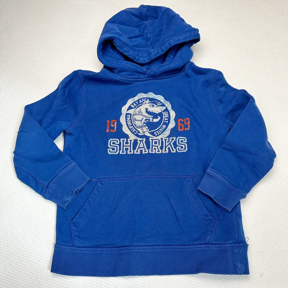 Gap Distressed Shark Hoodie